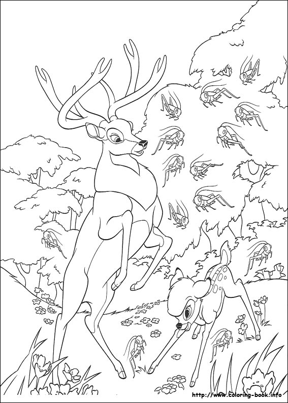 Bambi 2 coloring picture